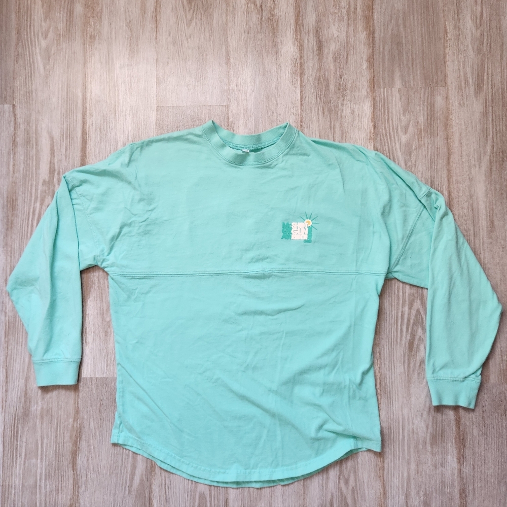 Tim McGraw Shotgun Rider  Tour Sweatshirt Long Sleeve Blue White 2015 Sz S EUC - Picture 2 of 9